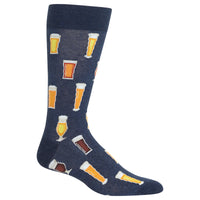 Mens Stacked Beer Sock