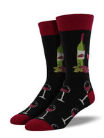 King Size Wine Scene Sock