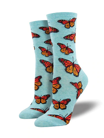 Ladies Social Butterfly Sock
