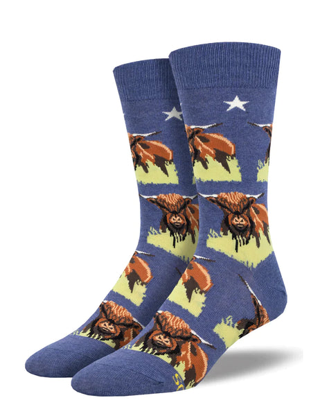 Mens Highland Cows Sock