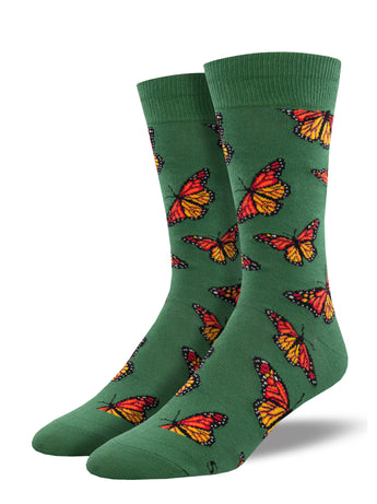 Mens Social Butterfly Sock