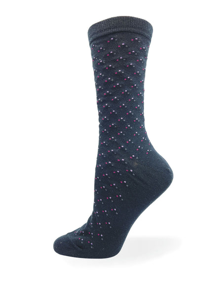 Ladies Cotton Mini Dots Sock