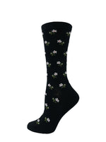 Ladies Cotton Mini Tiny Flower Sock