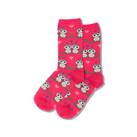 Ladies Owl Love Sock
