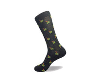 Mens Bamboo Palm Leaves Sock