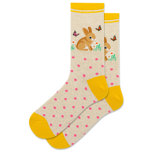 Ladies Rabbit Dot Sock
