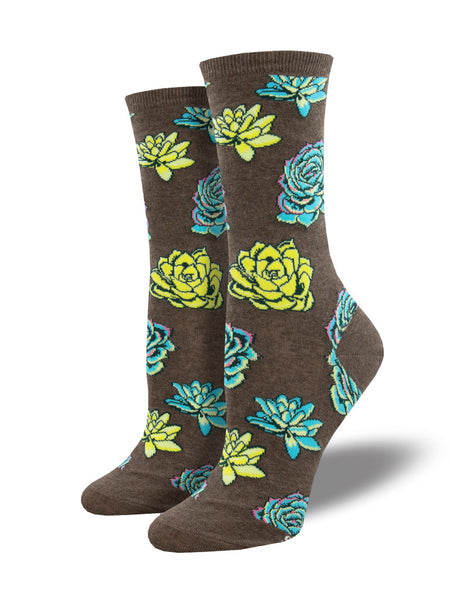 Ladies Succulents Sock