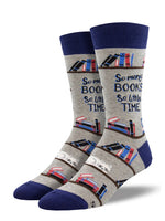 Mens Time For A Good Book Sock