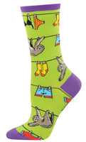 Ladies Sloth On A Line Sock