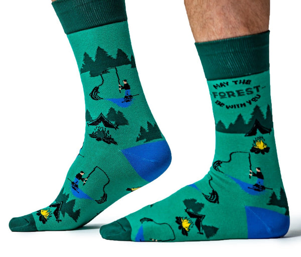 Camping Fishing Socks for Men - Uptown Sox