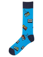 Mens Cassette Tapes Sock