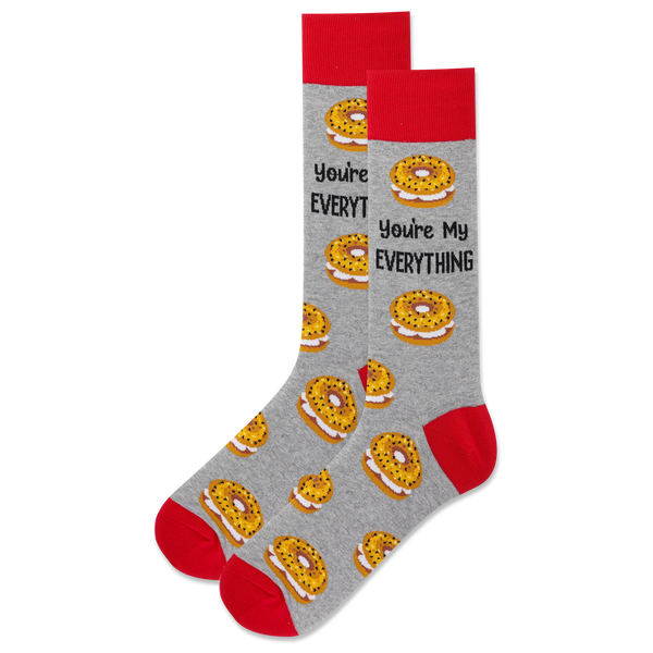 Mens You're My Everything Bagel Sock