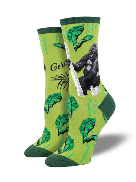 Ladies Endangered Species Gorilla Socks