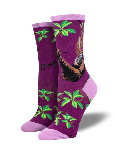 Ladies Endangered Species Orangutan Sock