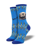 Ladies Endangered Species Sea Otter Sock