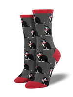 Ladies Tuxedo Cats Sock